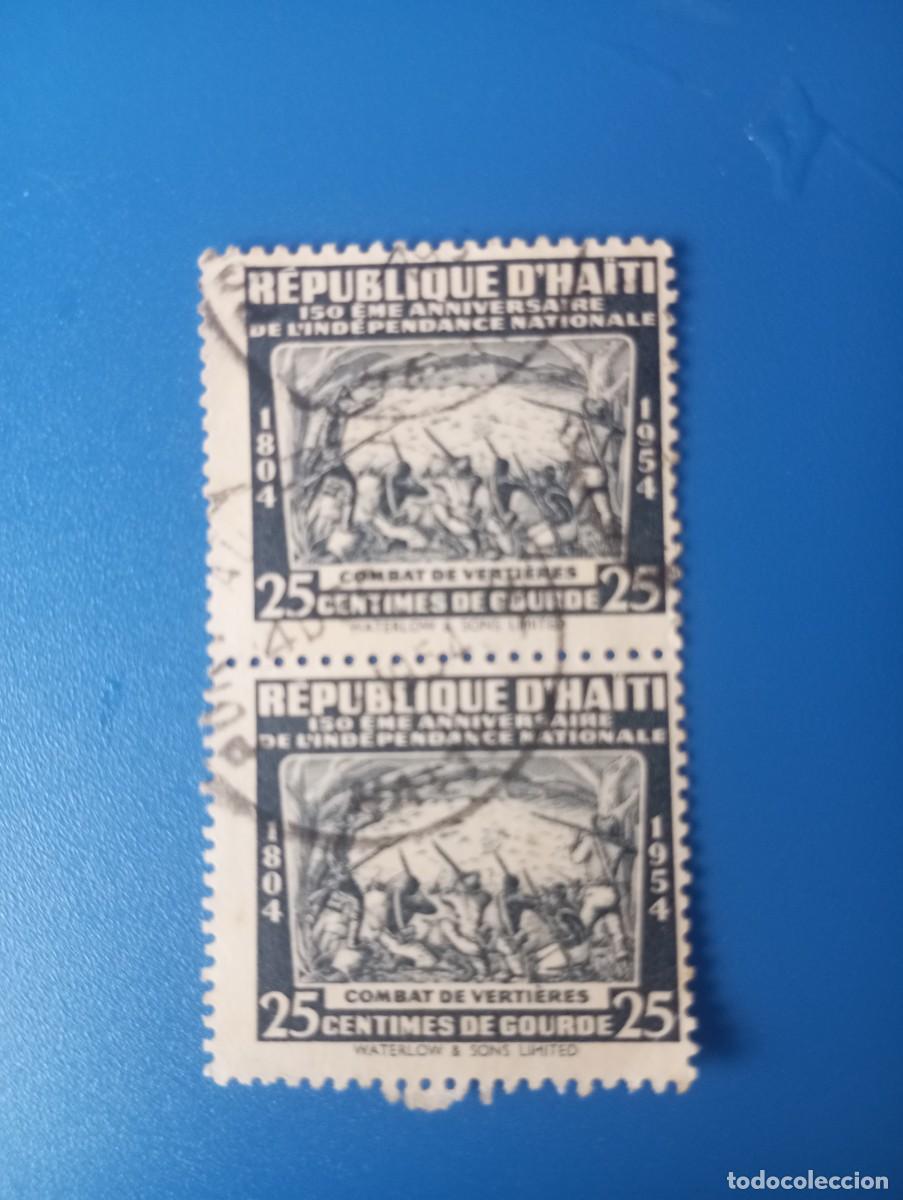 Sellos: HAITI, 1954, ANIVERSARIO DE LA INDEPENDENCIA