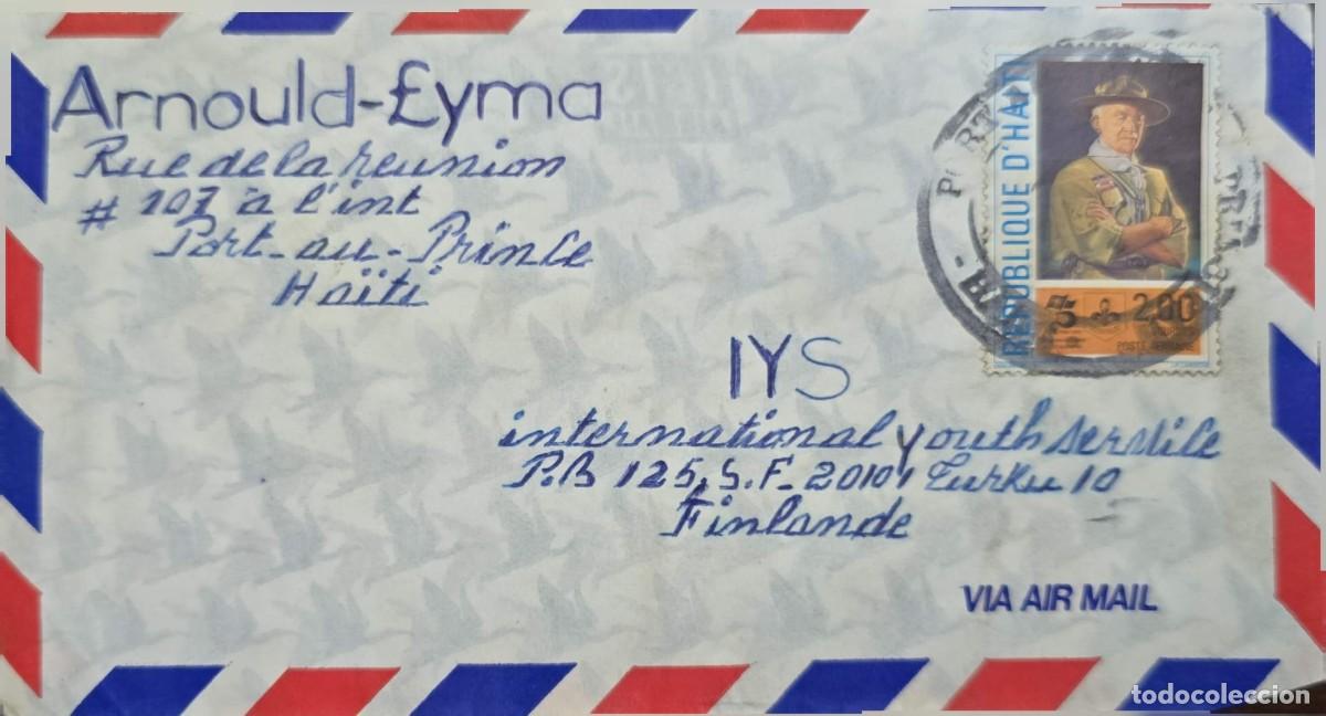 Sellos: MI) 1965, HAITI, FROM PORT-AU-PRINCE TO TURKU, FINLAND, AIRMAIL COVER, COMMEMORATIVE STAMP &rdquo;22ND ANN