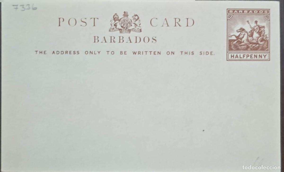Sellos: MI) 1981, BARBADOS, POSTAL STATIONERY ITEM FEATURING THE BRITISH COLONIAL COAT OF ARMS IN THE CENTER