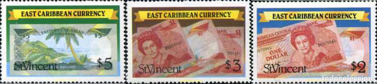 Sellos: 795557 MNH SAN VICENTE 1987 BILLETES Y MONEDAS