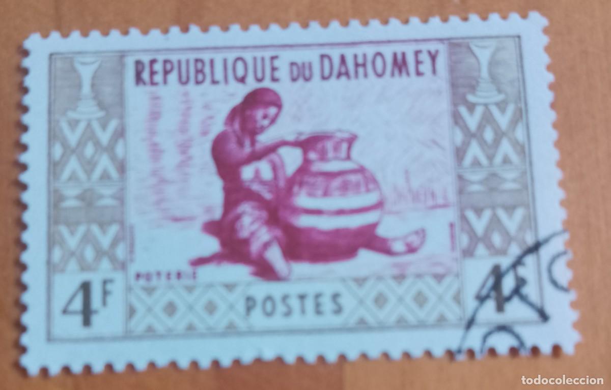 Sellos: DAHOMEY - 4 F - POTERIE, CERAMICA -VER DESCRIPCI&Oacute;N.