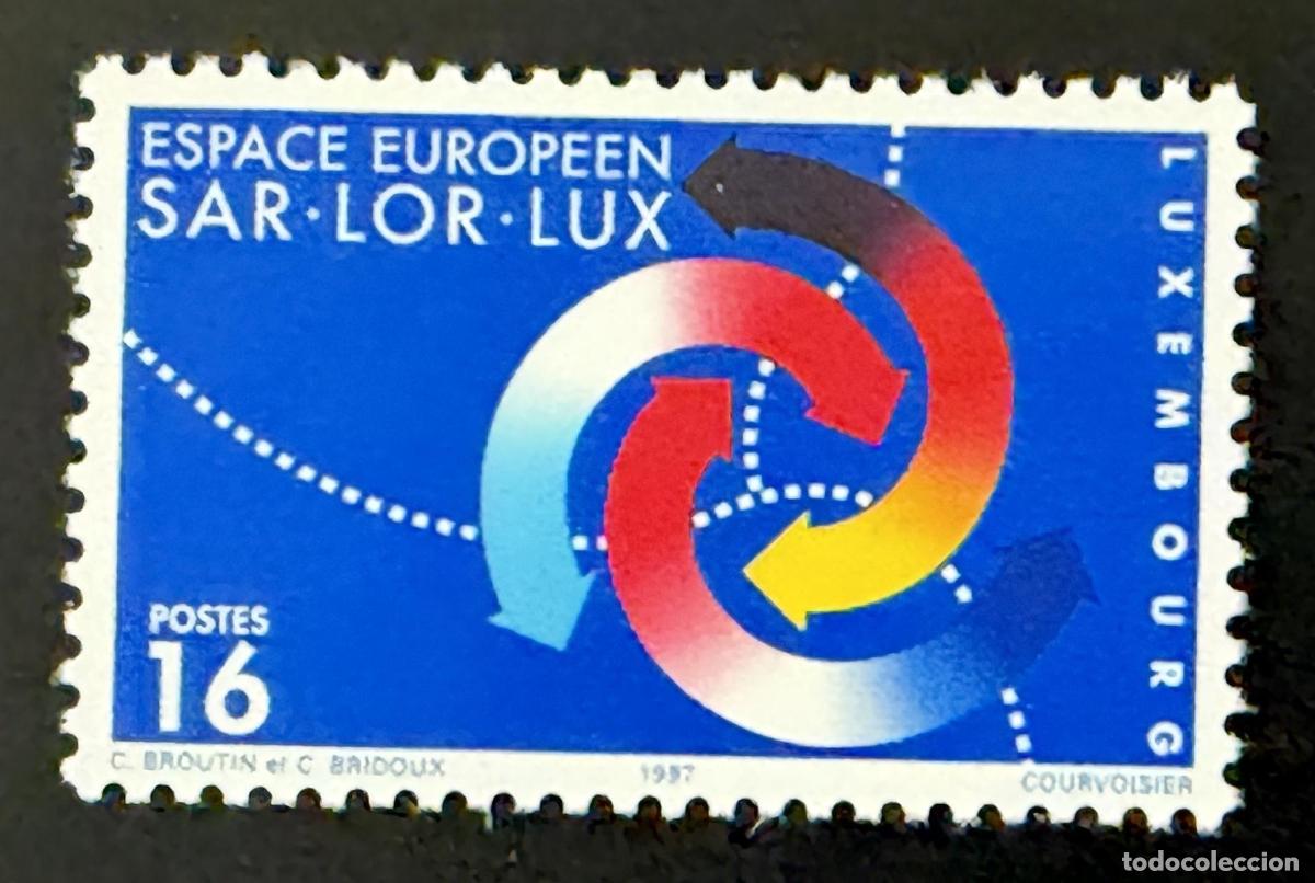 Briefmarken: Luxemburgo 1997 Mi. 1425 emisi&oacute;n conjunta Espacio europeo Sar-Lor-Lux