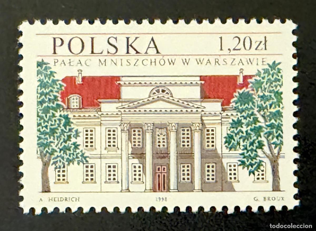 Sellos: Polonia 1998 Mi. 3729 emisi&oacute;n conjunta Palacio Mniszech Varsovia
