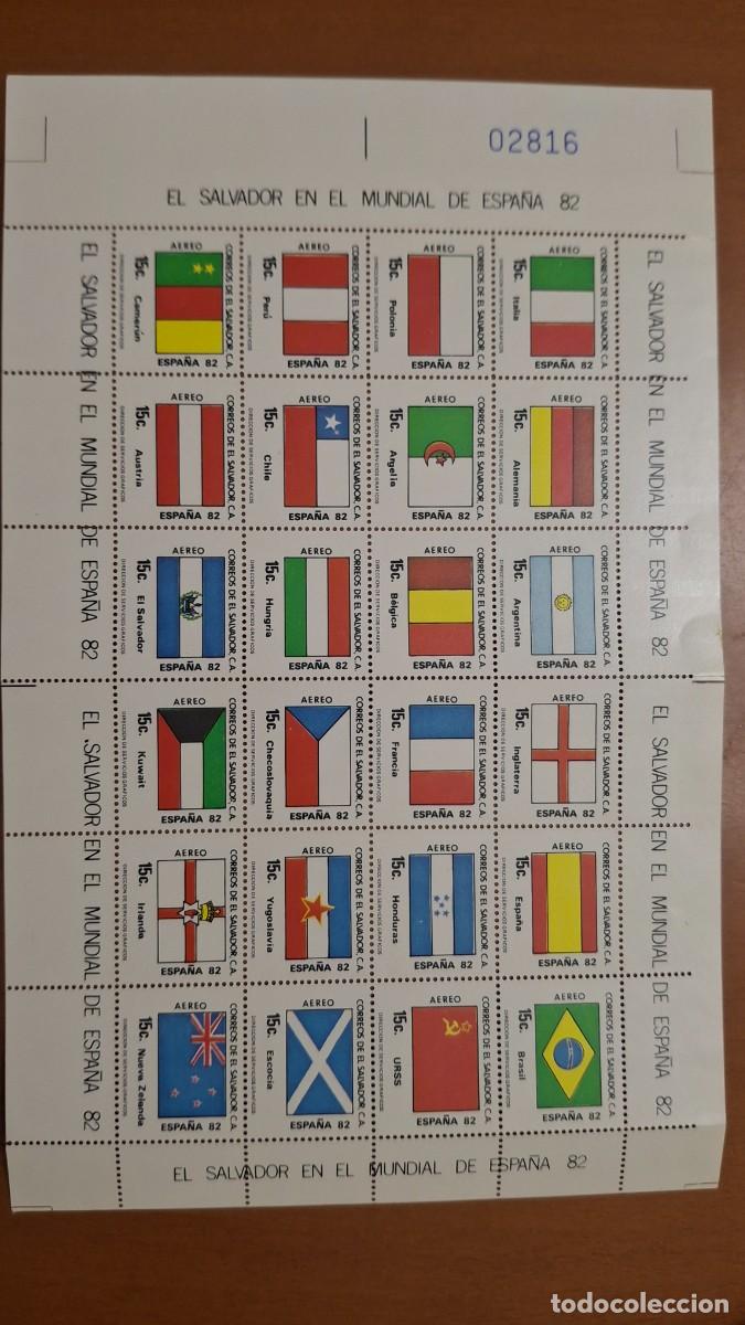 Sellos: HB574 HOJITAS BLOQUE de EL SALVADOR en NUEVO ideal para tematicas (leer descripcion)