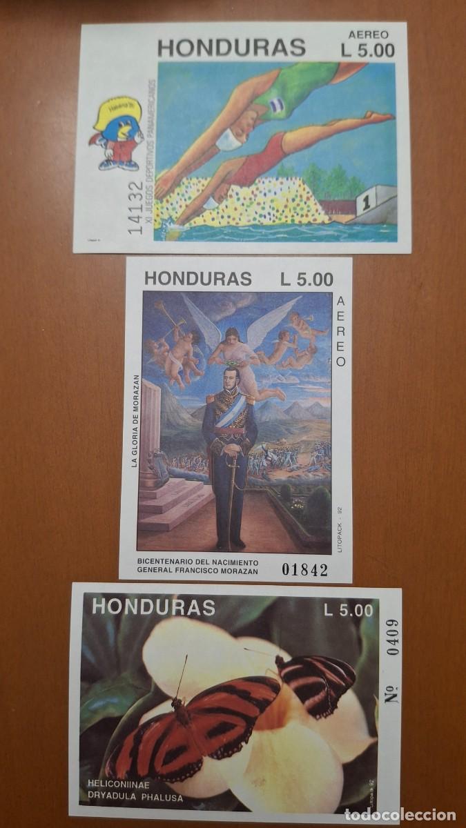 Sellos: HB580 HOJITAS BLOQUE de HONDURAS en NUEVO ideal para tematicas (leer descripcion)