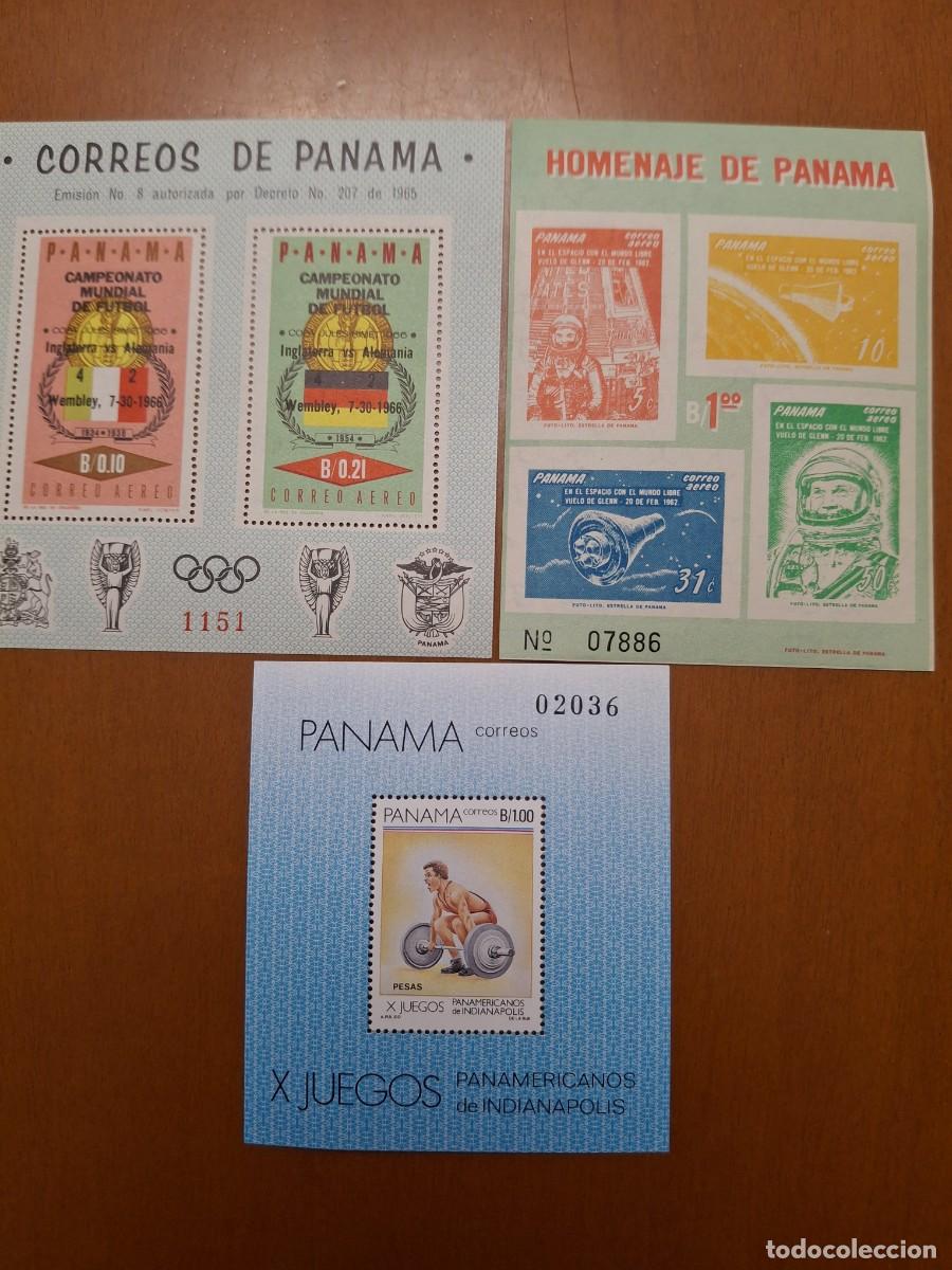 Sellos: HB610 HOJITAS BLOQUE de PANAMA en NUEVO ideal para tematicas (leer descripcion)
