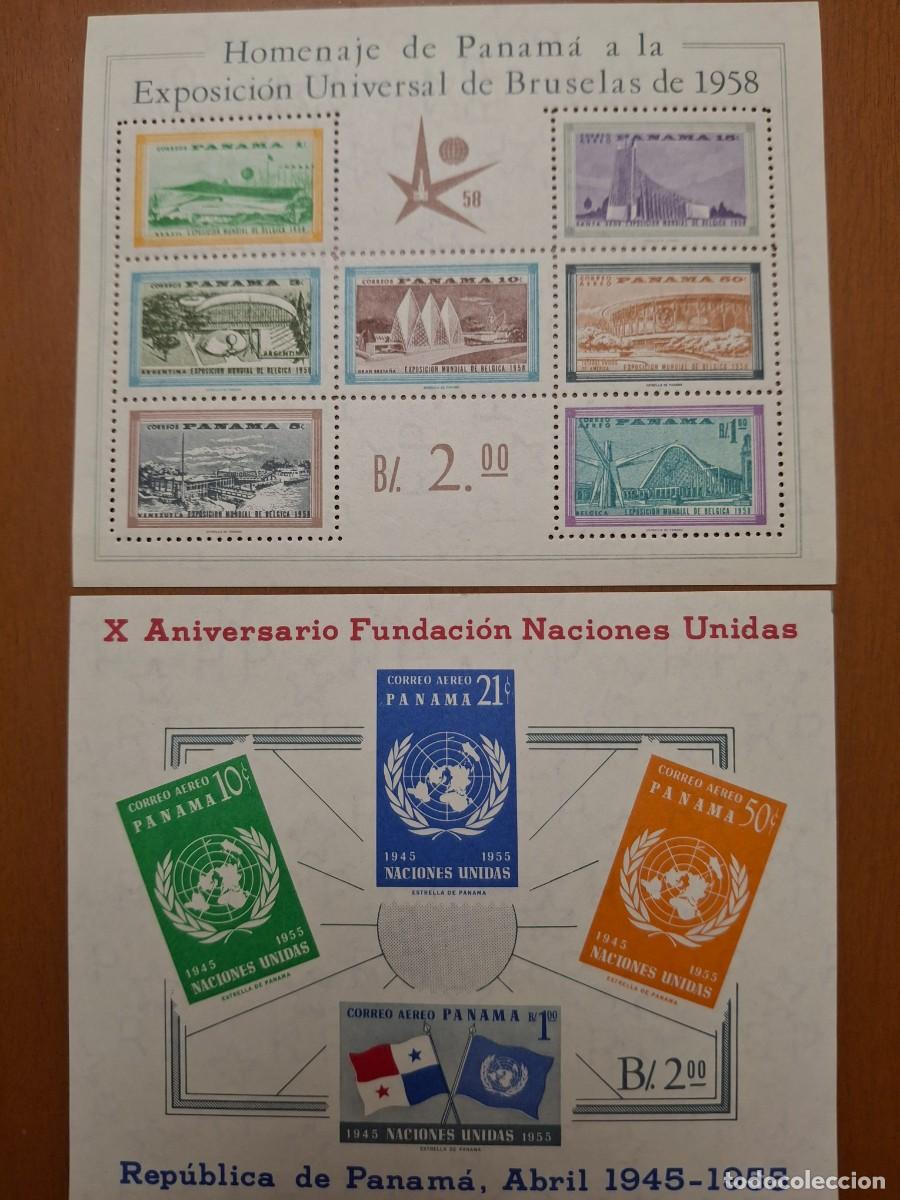 Sellos: HB612 HOJITAS BLOQUE de PANAMA en NUEVO ideal para tematicas (leer descripcion)