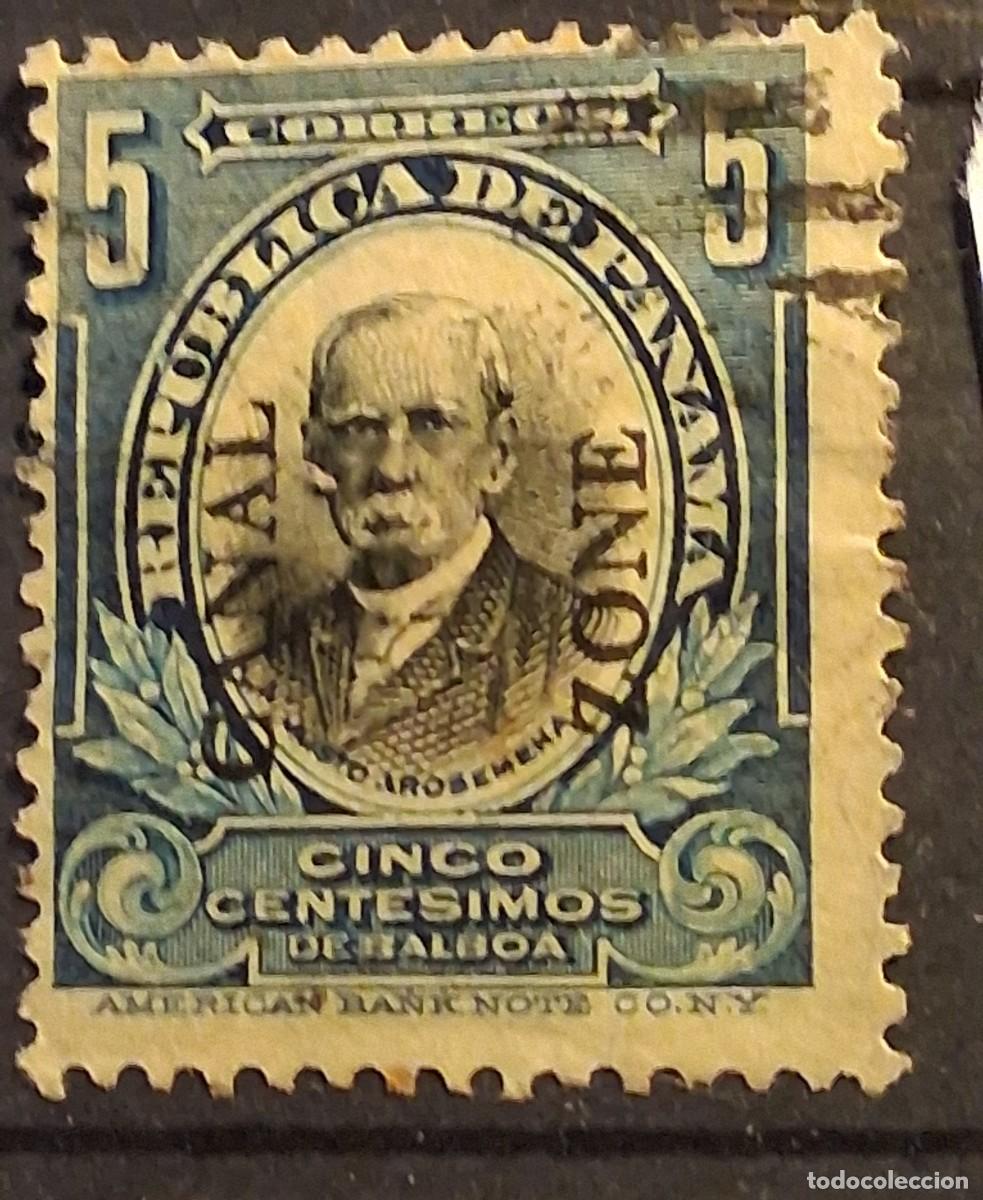 Sellos: PANAM&Aacute;, ZONA CANAL, 1909, CAT.YT.US.CZ, 29.