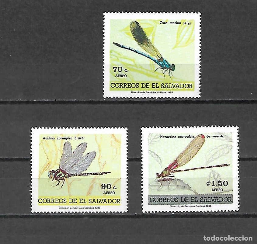 Sellos: Insectos/lib&eacute;lulas en El Salvador. sellos a&ntilde;o 1985 Yvert 4,05 &euro;