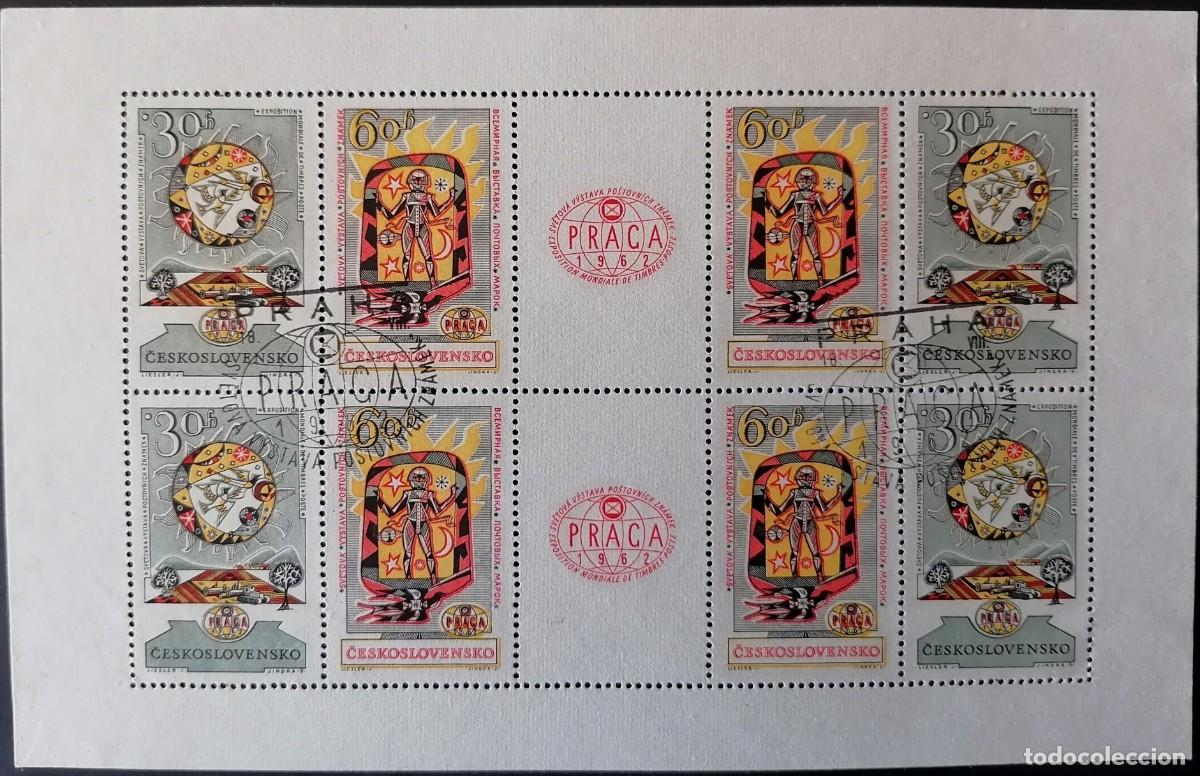 Briefmarken: CHECOSLOVAQUIA 1962 - HB EXPO -PRAGA'62 .