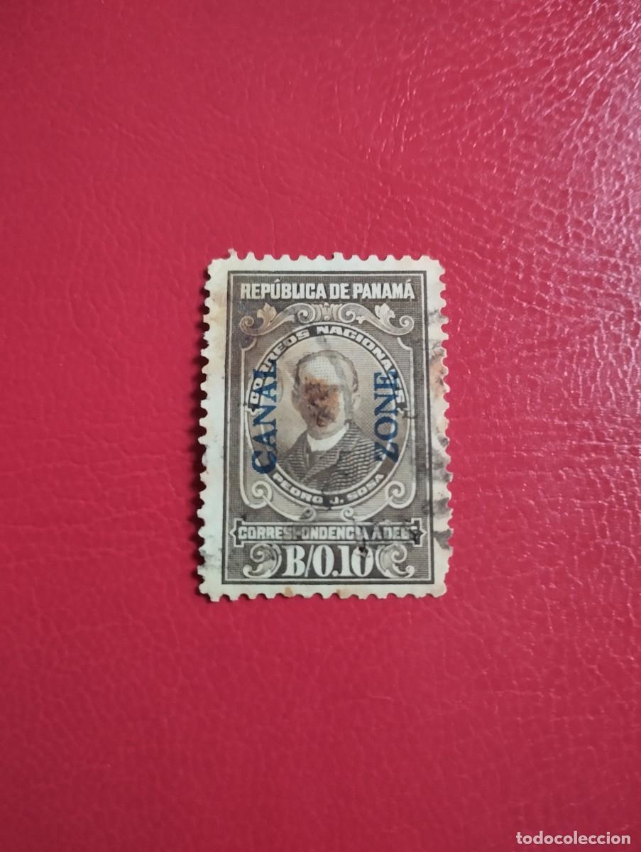 Sellos: SELLO ZONA DEL CANAL, A&Ntilde;O 1915, 10CENTS*10CENTS ADICIONALES, USADO, POSTAGE DUE. PEDRO J. SOSA.