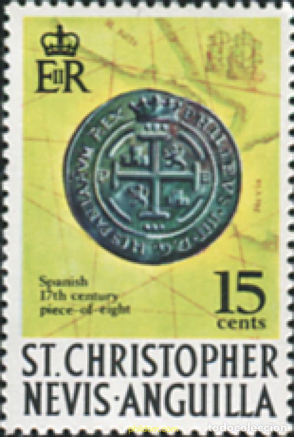 Sellos: 796409 MNH SAN CRISTOBAL-NEVIS-ANGUILLA 1970 HISTORIA NAVAGANTES