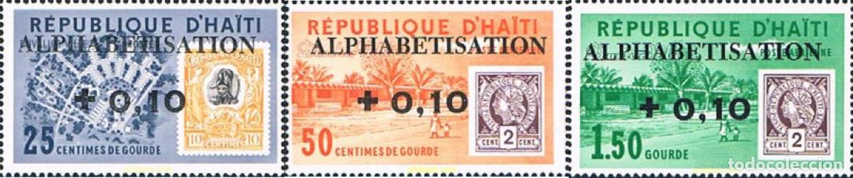 Sellos: 796408 MNH HAITI 1963 ALFABTIZACION