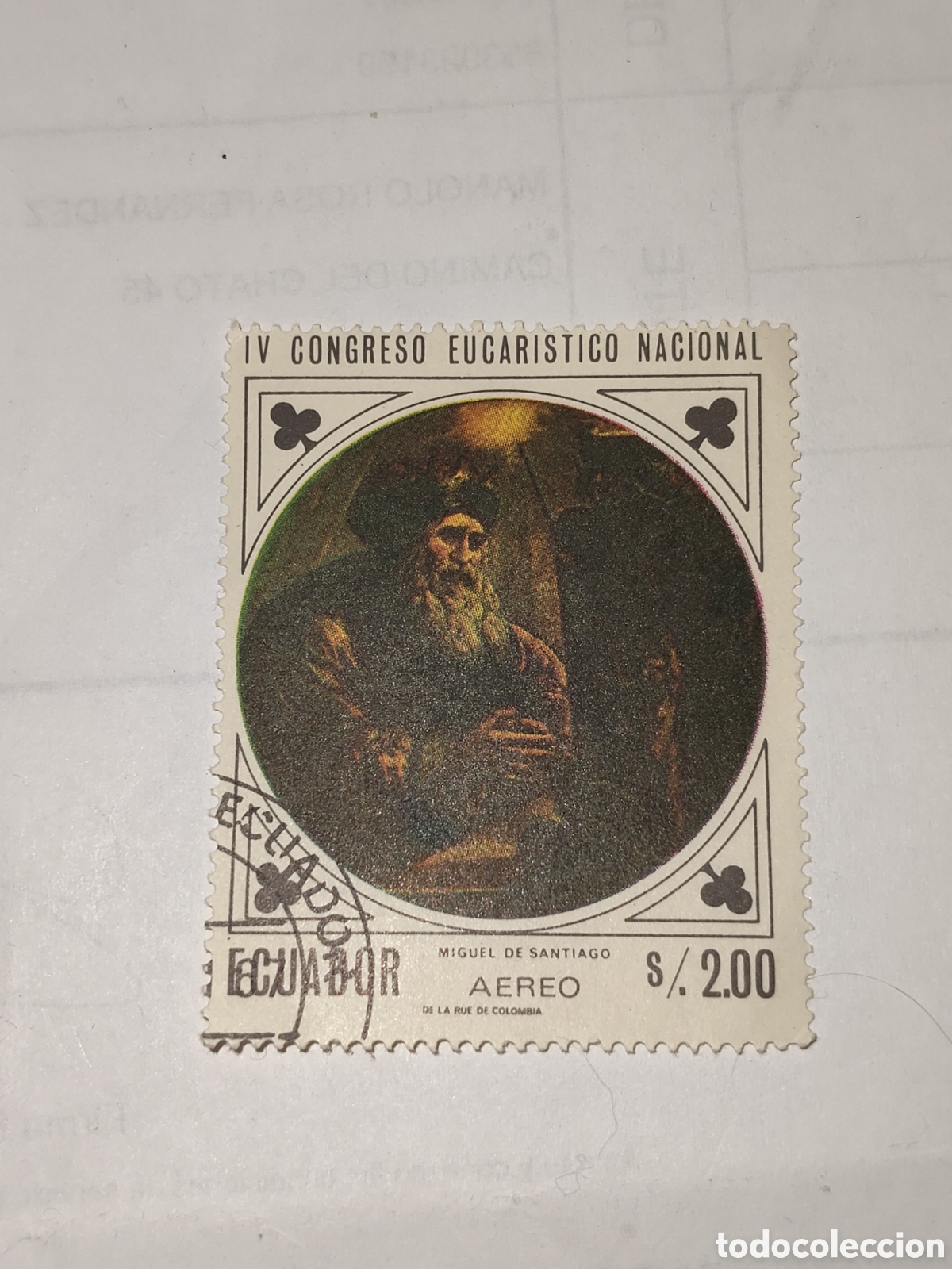 Briefmarken: Sello de Ecuador lV Congreso Eucar&iacute;stico nacional 1967
