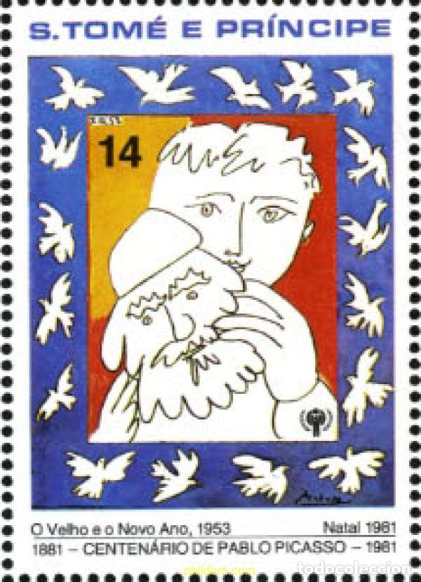 Sellos: 361094 MNH SANTO TOME Y PRINCIPE 1981 100 ANIVERSARIO DEL NACIMIENTO DE PABLO PICASSO