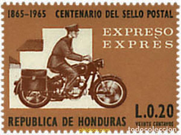 Sellos: 796658 MNH HONDURAS 1966 CENTENARIO DEL SELLO - Foto 1