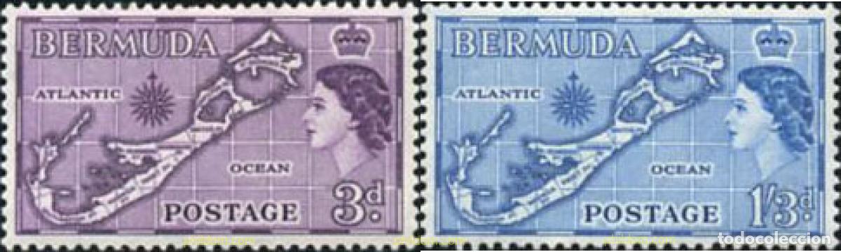 Sellos: 796500 MNH BERMUDAS 1953 MOTIVOS VARIOS