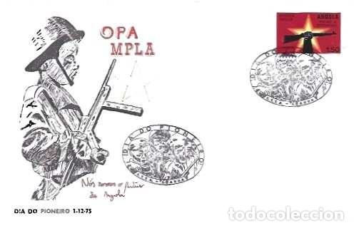 Stamps: Angola & FDC O.P.A M.P.L.A, D&iacute;a del Pionero: Somos el futuro de Angola, Luanda 1975 (3112)