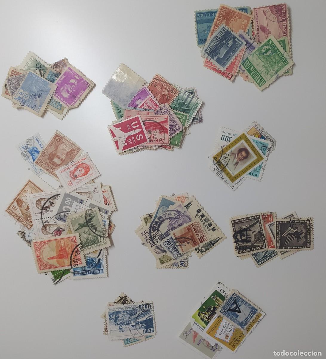 Timbres: Sellos antiguos varios paises de America