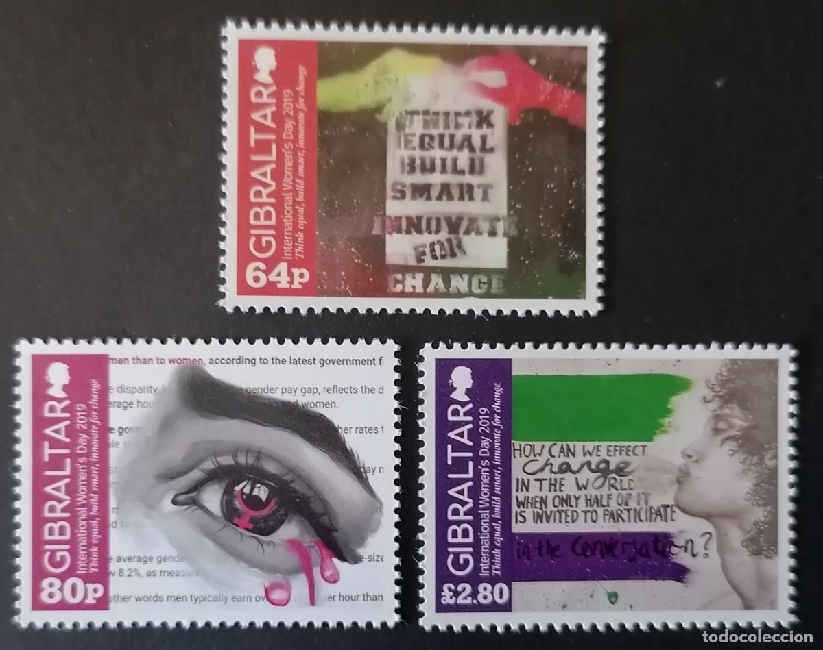 Sellos: GIBRALTAR 2019 - D&Iacute;A DE LA MUJER .