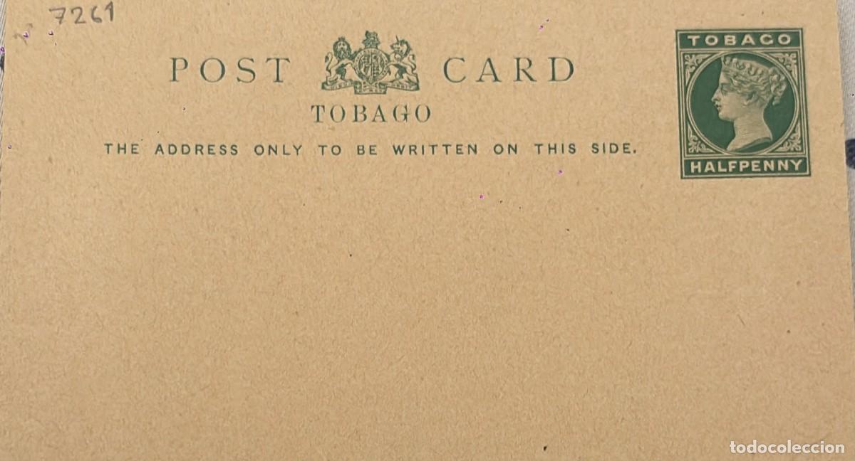 Stamps: TS.)1881, TOBAGO, POSTAL STATIONERY; THE PRE-PRINTED DESIGN FEATURES THE CLASSIC LEFT-FACING PROFILE