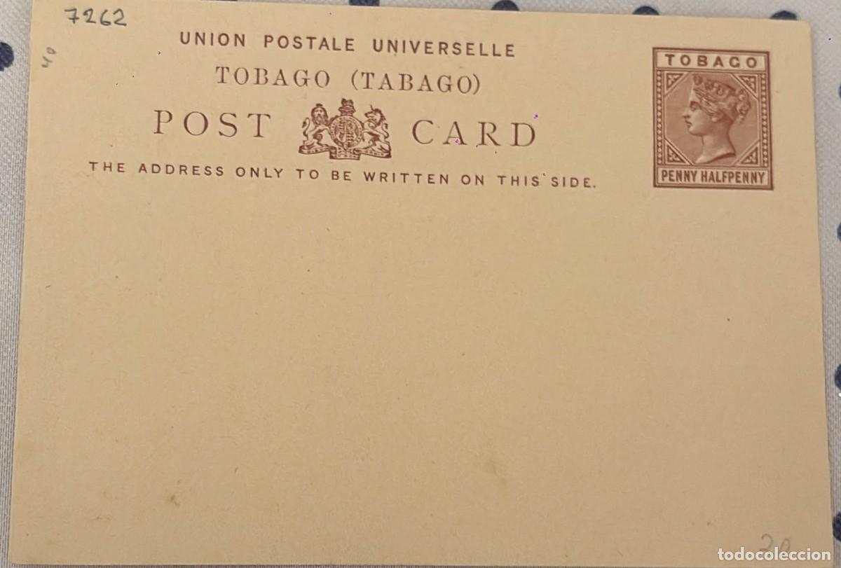 Stamps: TS.)1881, TOBAGO, POSTAL STATIONERY, PRE-PRINTED WITH THE CLASSIC PROFILE EFFIGY OF QUEEN VICTORIA O