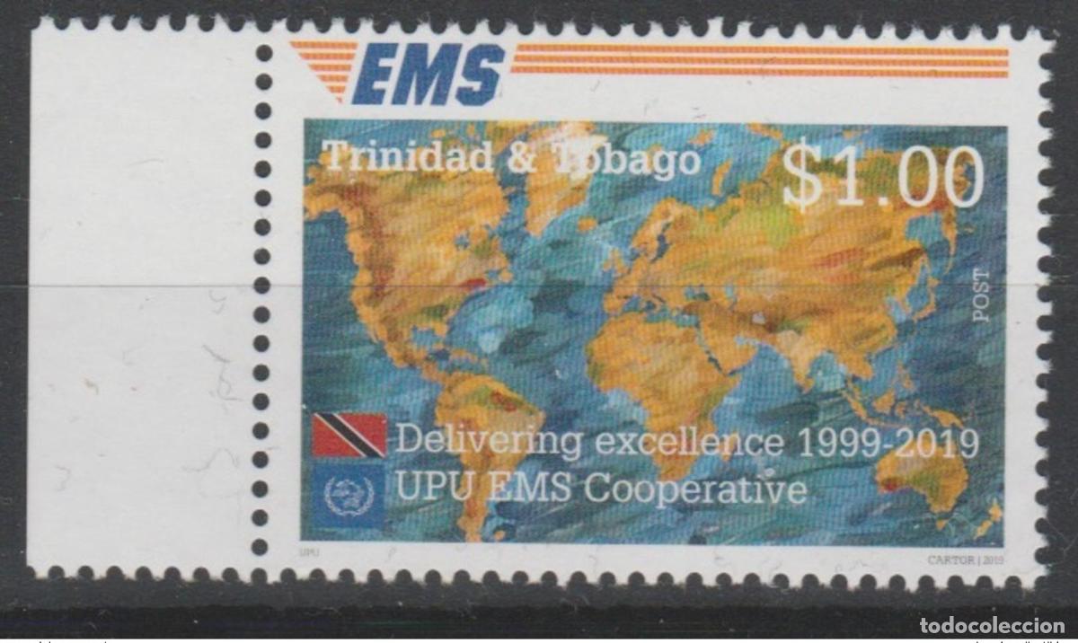 Stamps: Trinidad y Tobago 2019 Mi.? Edici&oacute;n conjunta: 20 a&ntilde;os del EMS | UPU
