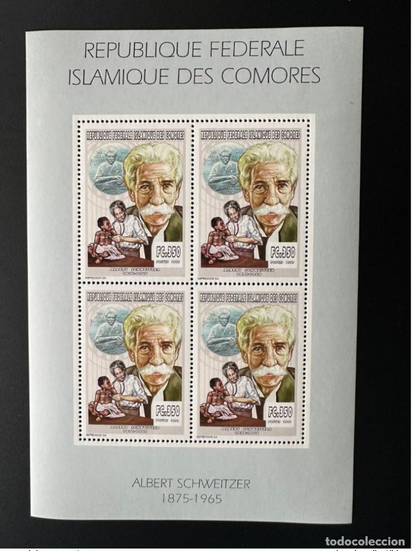 Francobolli: Comoras Komoren 1999 YT 1117 Albert Schweitzer