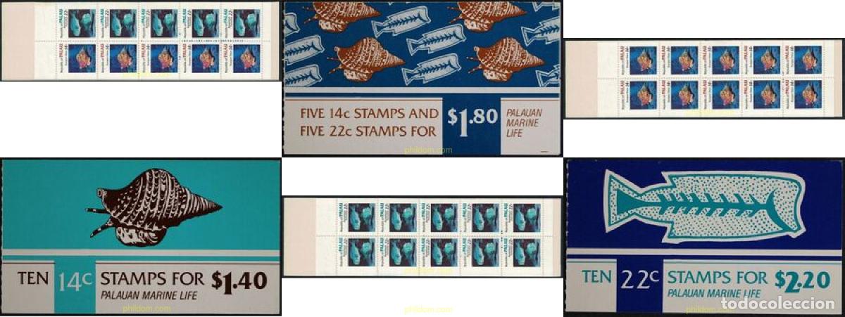 Sellos: 190726 MNH PALAU 1985 FAUNA MARINA