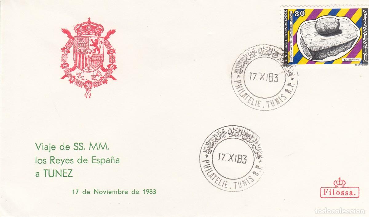 Francobolli: TEMA MONARQU&Iacute;A - VIAJE DE SSMM LOS REYES A TUNEZ - 1983