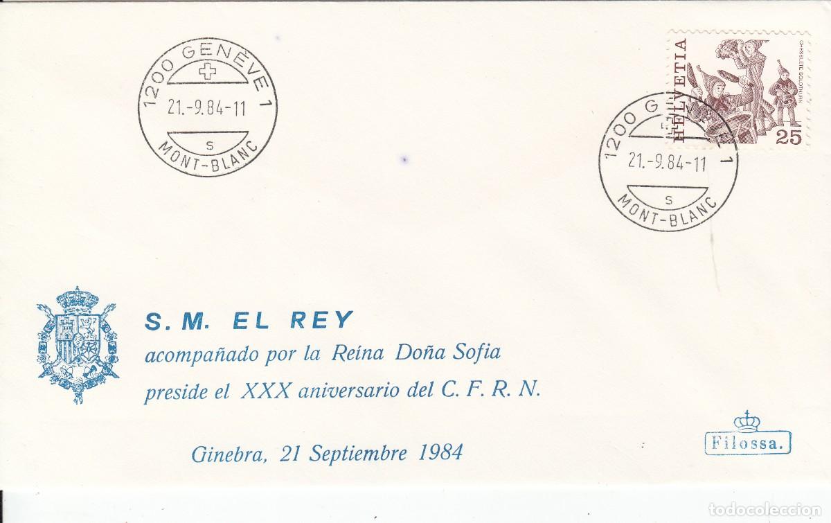 Francobolli: TEMA MONARQU&Iacute;A - S M EL REY PRESIDE XXX ANIVERSARIO DEL CFRN EN SUIZA - 1984