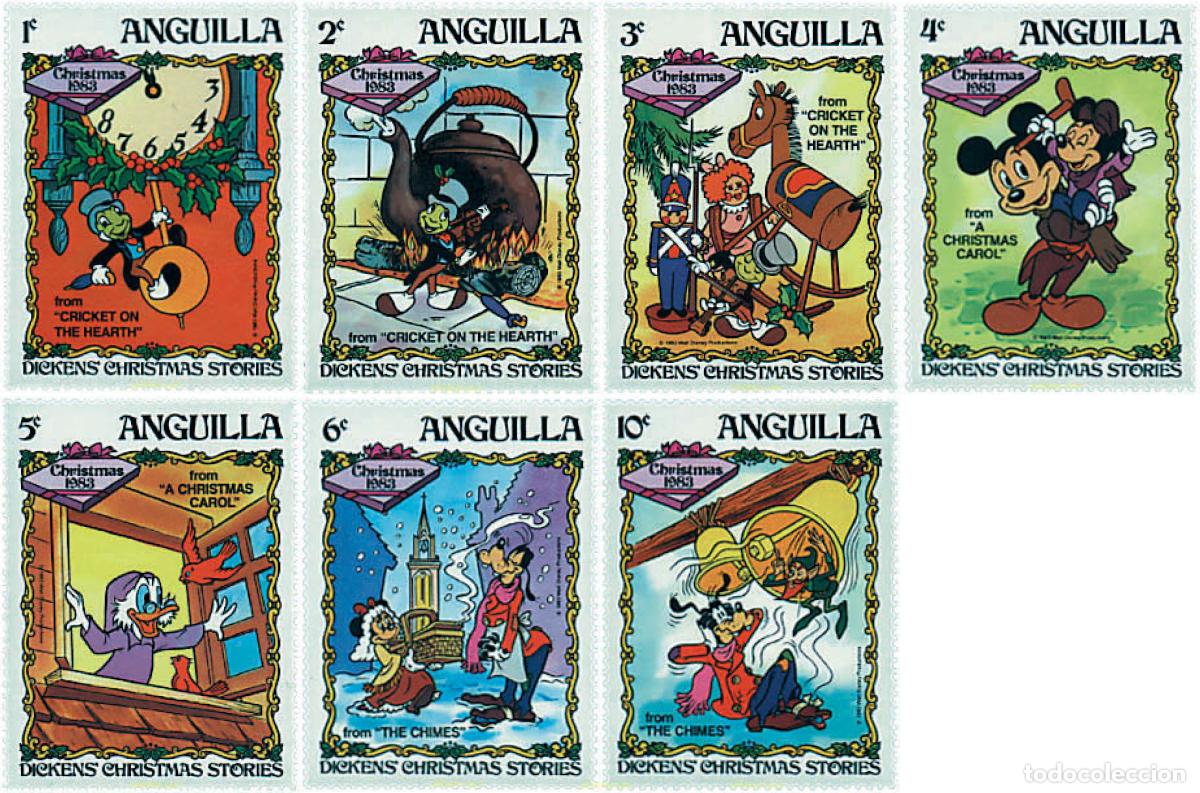 Selos: 796952 MNH ANGUILLA 1983 NAVIDAD. HISTORIAS DE NAVIDAD DE CHARLES DICKENS