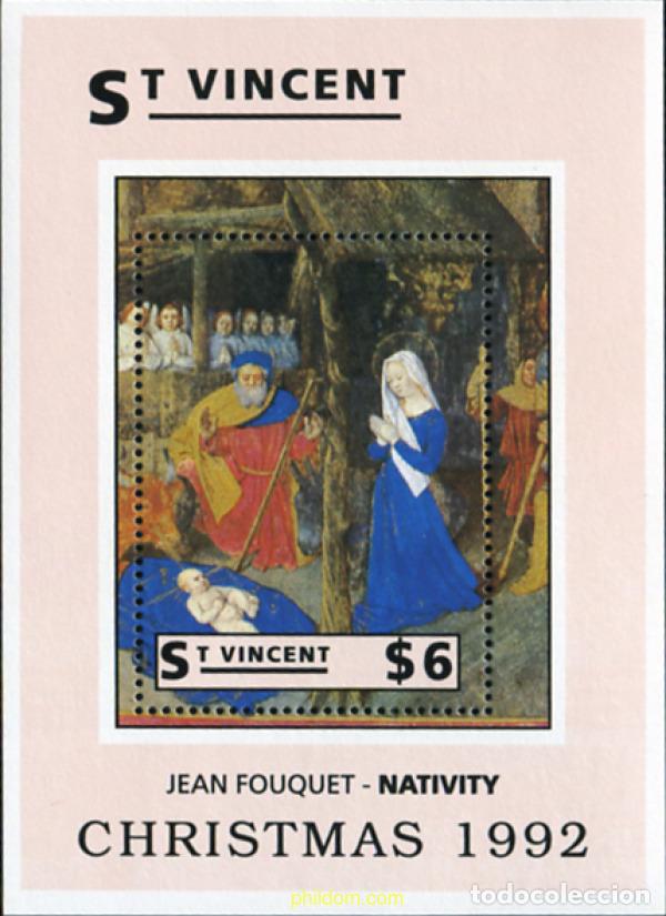 Sellos: 360354 MNH SAN VICENTE 1992 NAVIDAD