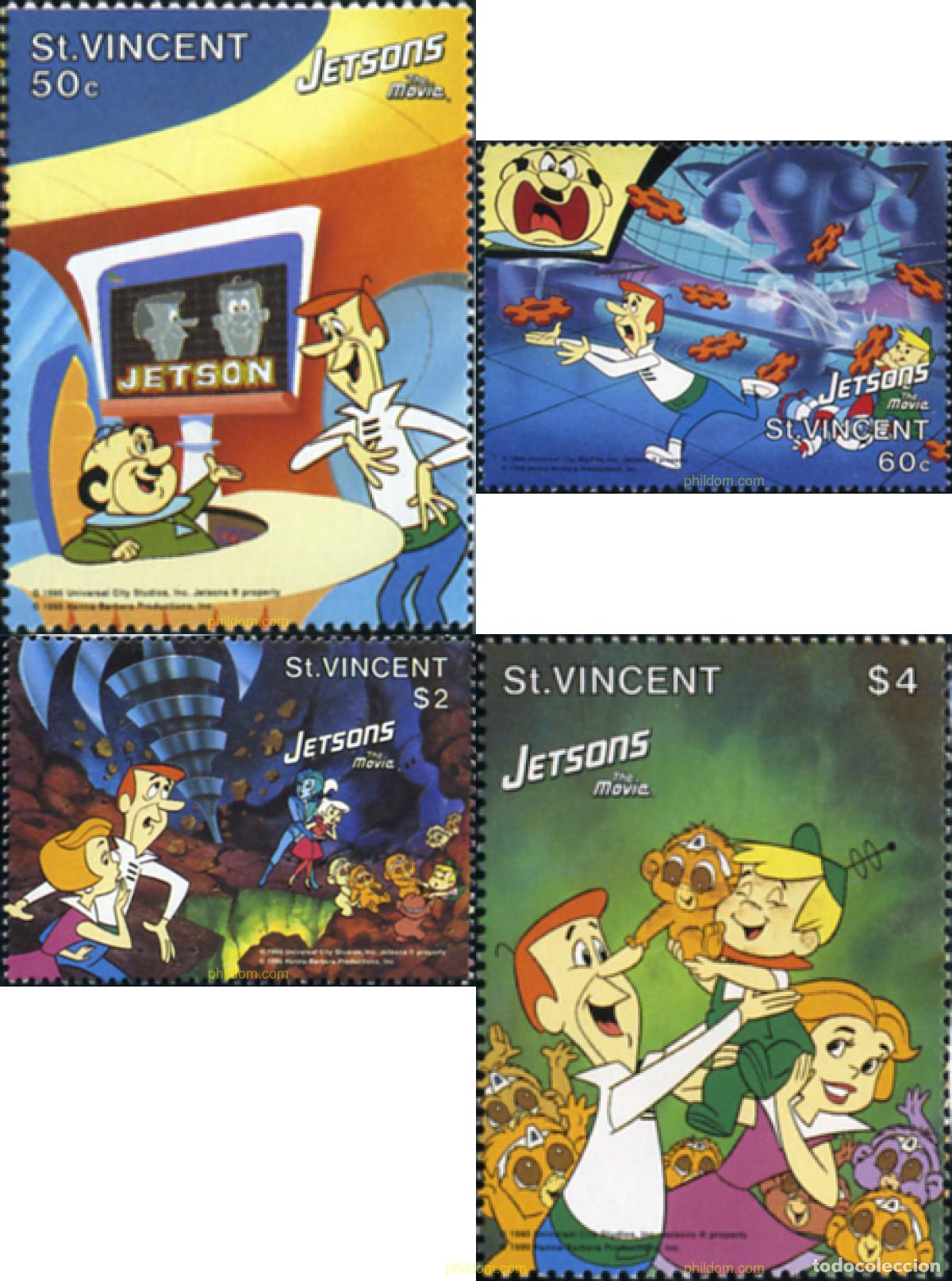 Sellos: 360174 MNH SAN VICENTE 1991 LOS JETSONS