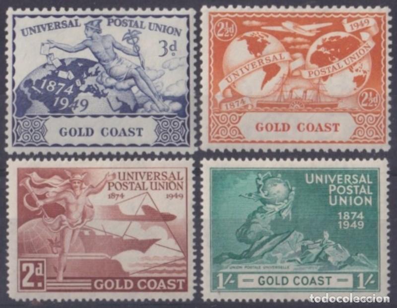 Selos: F-EX62026 GOLD COAST MH 1949 UPU.