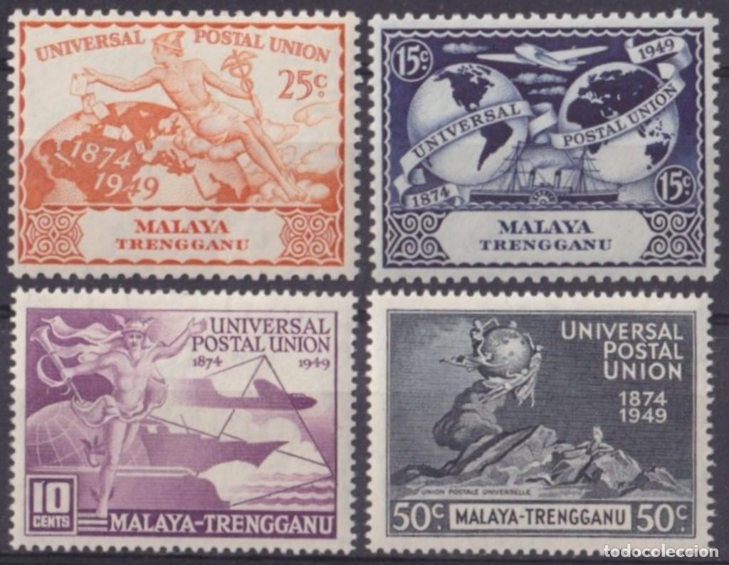 Timbres: F-EX62006 MALAYSIA MALAYA TRENGGANU MH 1949 UPU.