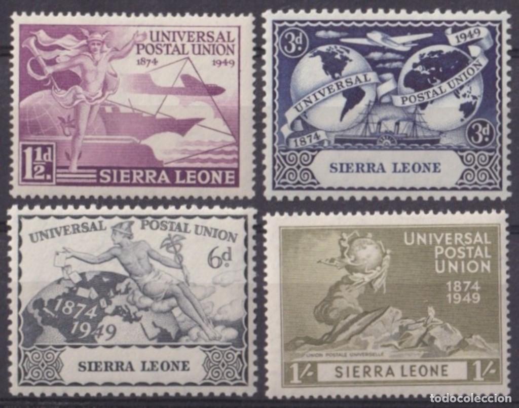 Sellos: F-EX62005 SIERRA LEONE MLH 1949 UPU. - Foto 1