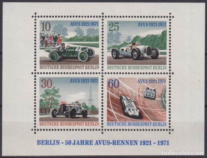 Selos: F-EX63497 GERMANY BERLIN MNH 1971 RACING CAR OLD CAR AUTOMOVIL.