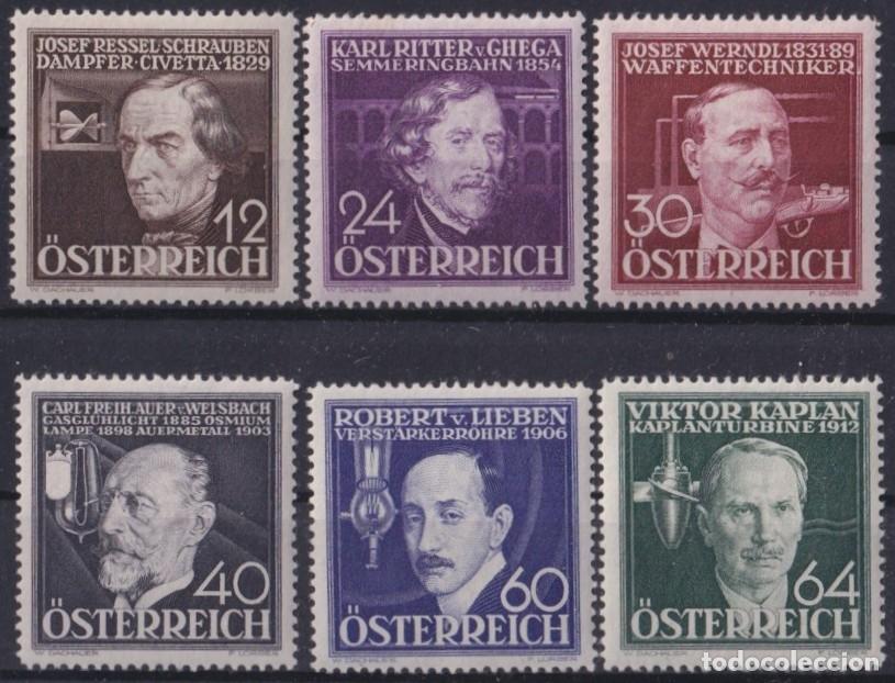 Selos: F-EX63298 AUSTRIA MLH 1936 INVENTORS SHIP RAILROAD RAILWAYS FERROCARRIL LOCOMOTIVES.