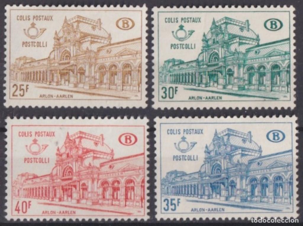 Selos: F-EX63266 BELGIUM MLH 1968 COLIS POSTAUX RAILROAD RAILWAYS TRAIN FERROCARRIL LOCOMOTIVES.