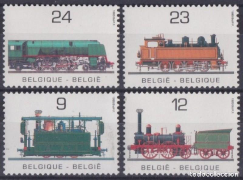 Selos: F-EX63265 BELGIUM MNH 1985 CLASSIC RAILROAD RAILWAYS TRAIN FERROCARRIL LOCOMOTIVES.