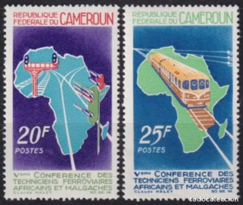 Selos: F-EX63331 CAMEROUN MNH 1967 RAILROAD TECHNICICIAN CONFERENCE RAILROAD.