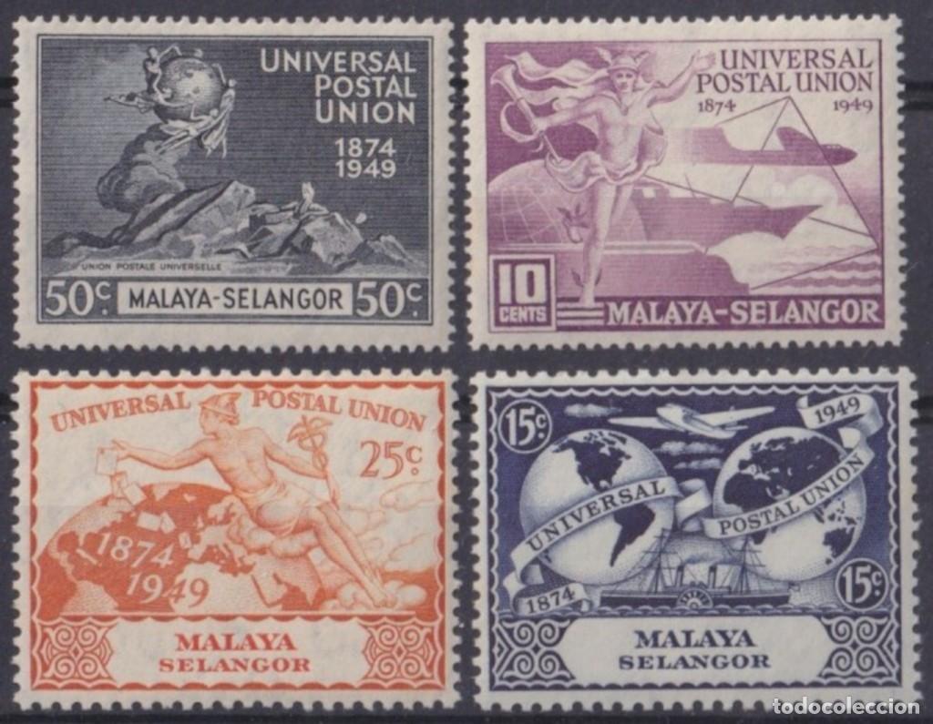Selos: F-EX61999 MALAYSIA MALAYA SELANGOR MNH 1949 UPU.