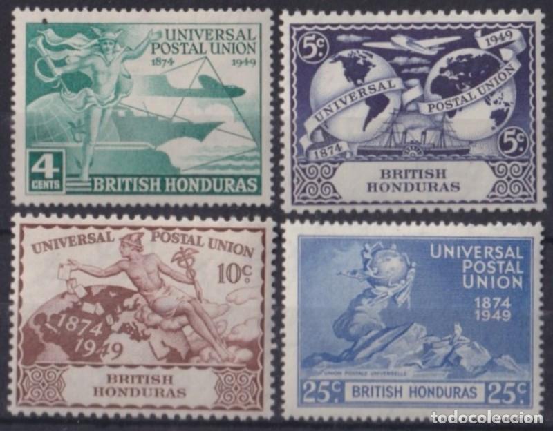 Selos: F-EX62034 BRITISH HONDURAS BELIZE MNH 1949 UPU.