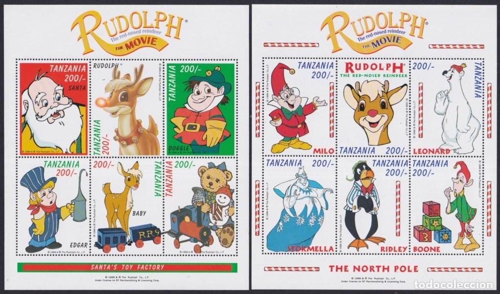 Selos: F-EX63617 ST VINCENT MNH 1998 DISNEY CARTOON COMICS RUDOLPH THE MOVIE SANTA.