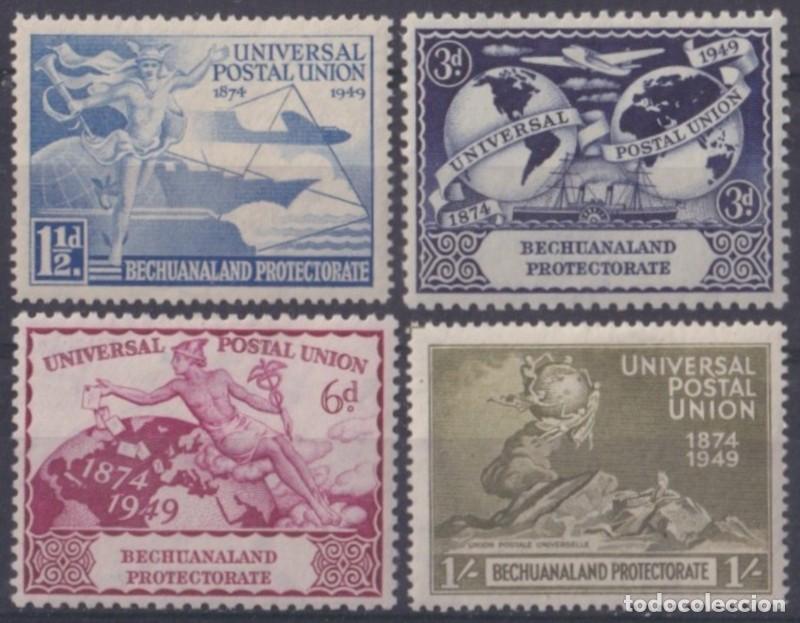 Sellos: F-EX62019 BECHUANALAND PROTECTORATE MH 1949 UPU. - Foto 2