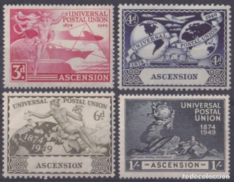Sellos: F-EX62017 ASCENSION IS MH 1949 UPU. - Foto 2
