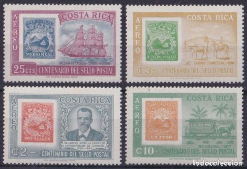 Selos: F-EX63598 COSTA RICA MNH 1963 CENT STAMPS POSTAGE SHIP RAILROAD RAILWAYS TRAIN.