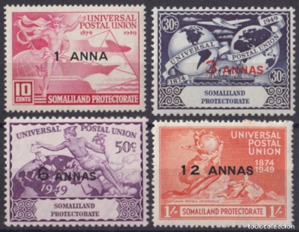 Sellos: F-EX62000 SOMALILAND PROTECTORATE MH 1949 UPU. - Foto 1