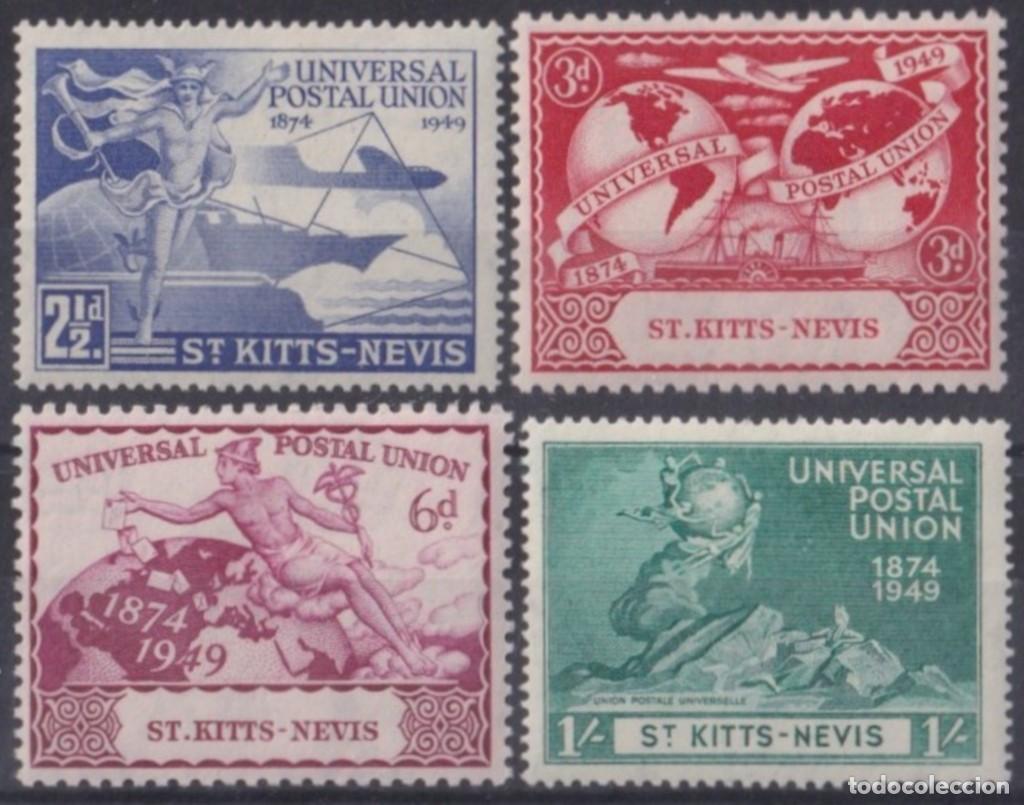 Selos: F-EX61996 ST KITTS & NEVIS ORIGINAL GUM 1949 UPU.